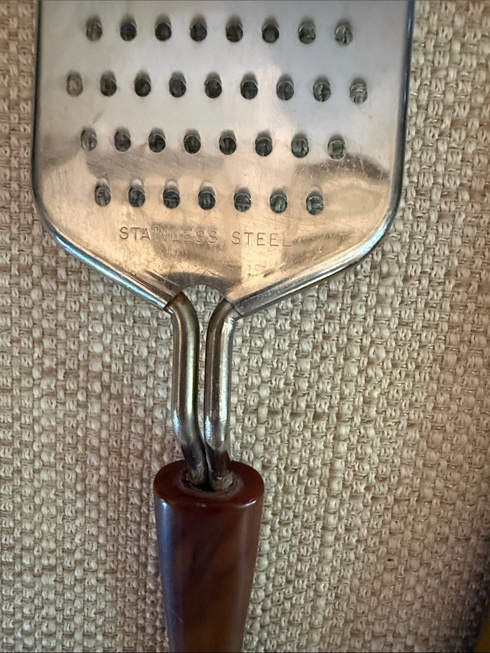 Vintage butterscotch Bakelite kitchen tools - Grater- Opener - Meat Tenderizer